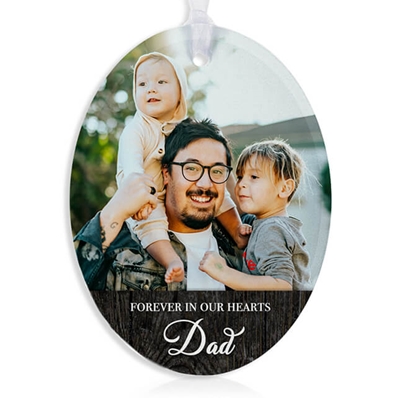 Show details for Rustic Border Oval Ornament