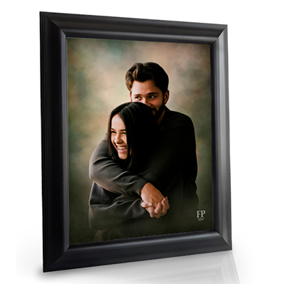 Show details for Framed Memorial Portrait - Olive Studio Background